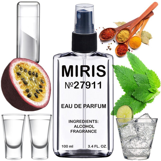 MIRIS No. 27911, Inspired by 212 VIP Men, Long-Lasting Eau de Parfum for Men, Spray 3.4 Fl Oz / 100 ml
