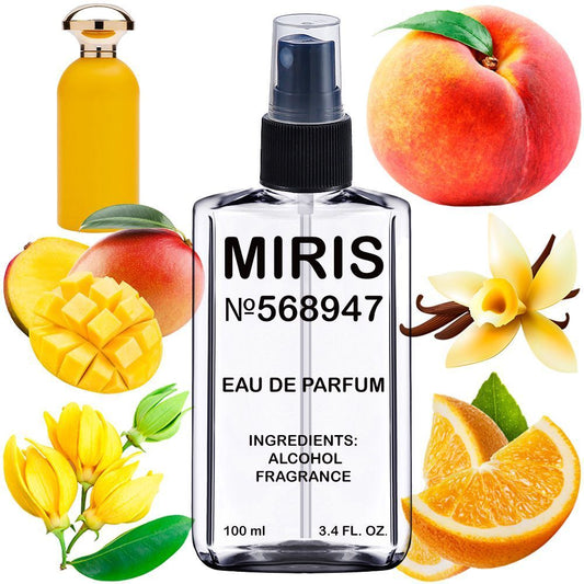 MIRIS No. 568947, Inspired by Dirty Mango, Long-Lasting Eau de Parfum for Women, Spray 3.4 Fl Oz / 100 ml