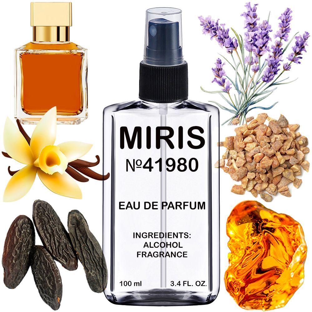 MIRIS No. 41980, Inspired by Grand Soir, Long-Lasting Eau de Parfum Unisex for Women and Men, Spray 3.4 Fl Oz / 100 ml