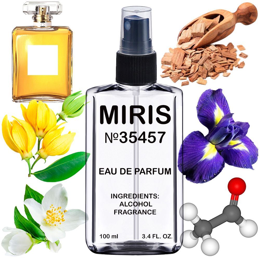 MIRIS No. 35457, Inspired by Number 5, Long-Lasting Eau de Parfum for Women, Spray 3.4 Fl Oz / 100 ml