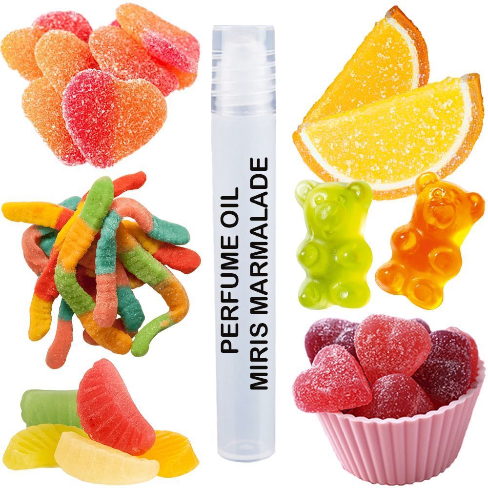 MIRIS Perfume Oil Marmalade Unisex For Women and Men Roll-On Alcohol Free | 0.34 Fl Oz