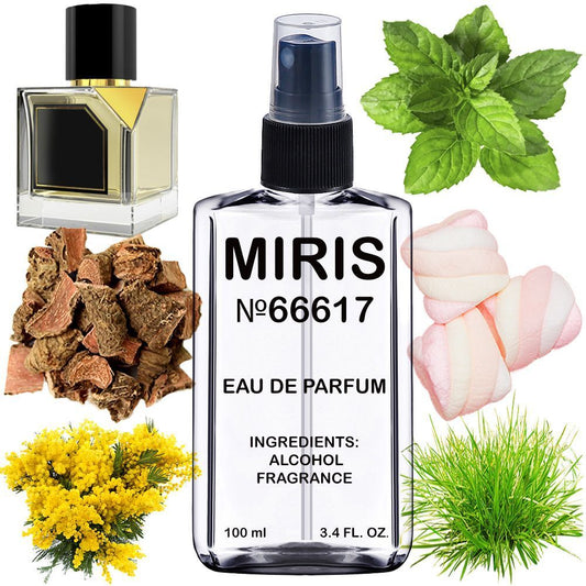 MIRIS No. 66617, Inspired by Sole Patchouli, Long-Lasting Eau de Parfum Unisex for Women and Men, Spray 3.4 Fl Oz / 100 ml