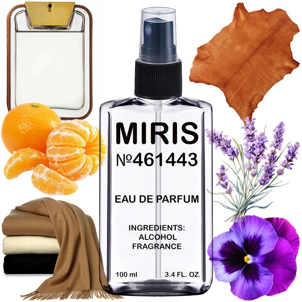 MIRIS No. 461443, Inspired by My Land, Long-Lasting Eau de Parfum for Men, Spray 3.4 Fl Oz / 100 ml