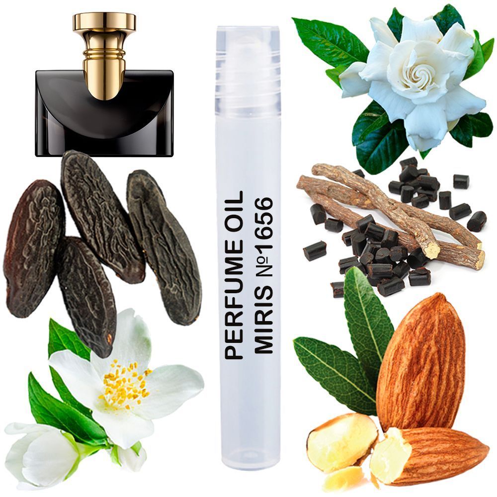 MIRIS No. 1656, Inspired by Jasmin Noir 2008, Long-Lasting Perfume Oil for Women Roll-On, Rollerball 0.34 Fl Oz / 10 ml