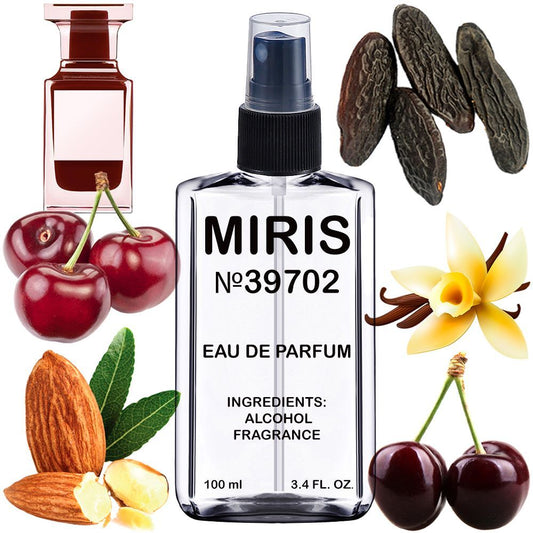 MIRIS No. 39702, Inspired by Lost Cherry, Long-Lasting Eau de Parfum Unisex for Women and Men, Spray 3.4 Fl Oz / 100 ml