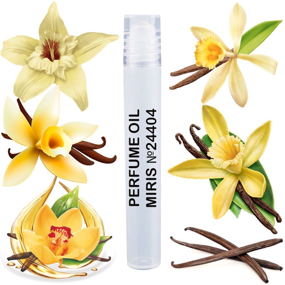 MIRIS Perfume Oil No. 24404 Vanilla Unisex For Women and Men | Roll-On Alcohol Free | 0.34 Fl Oz
