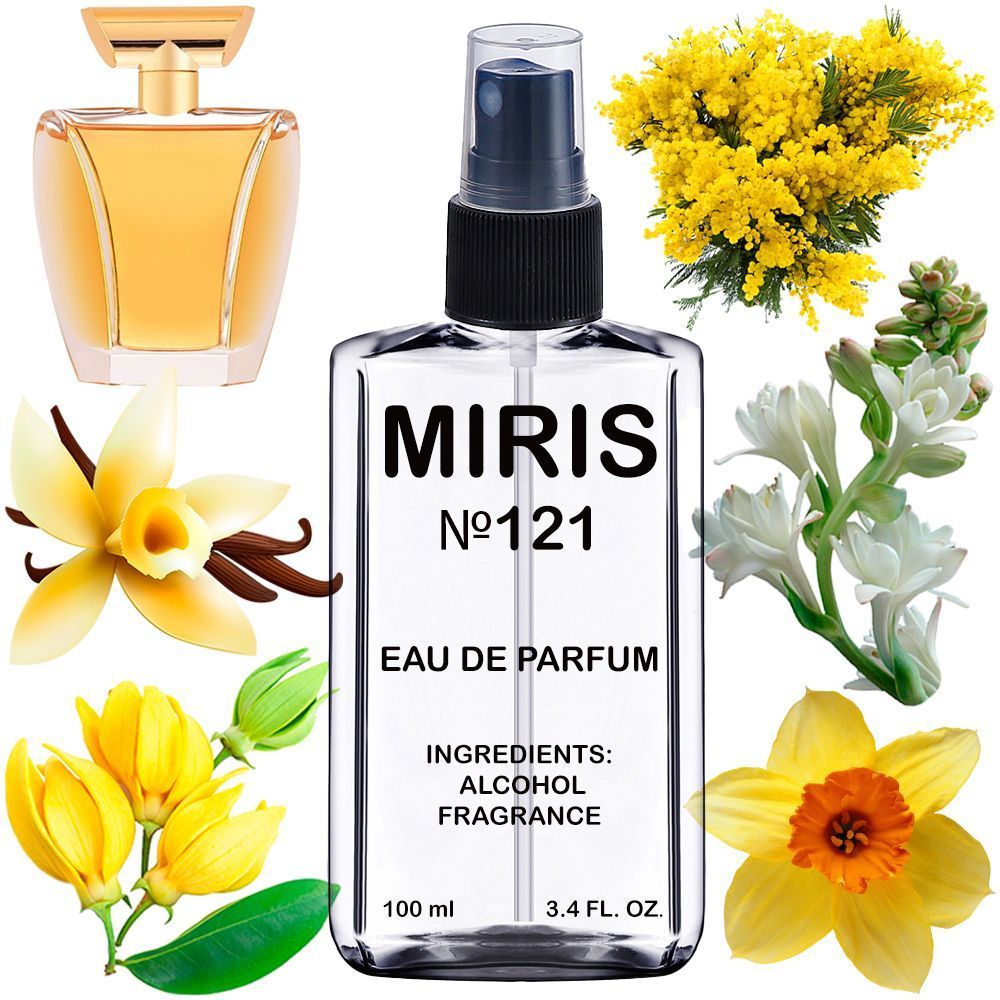 MIRIS No. 121, Inspired by Poem, Long-Lasting Eau de Parfum for Women, Spray 3.4 Fl Oz / 100 ml