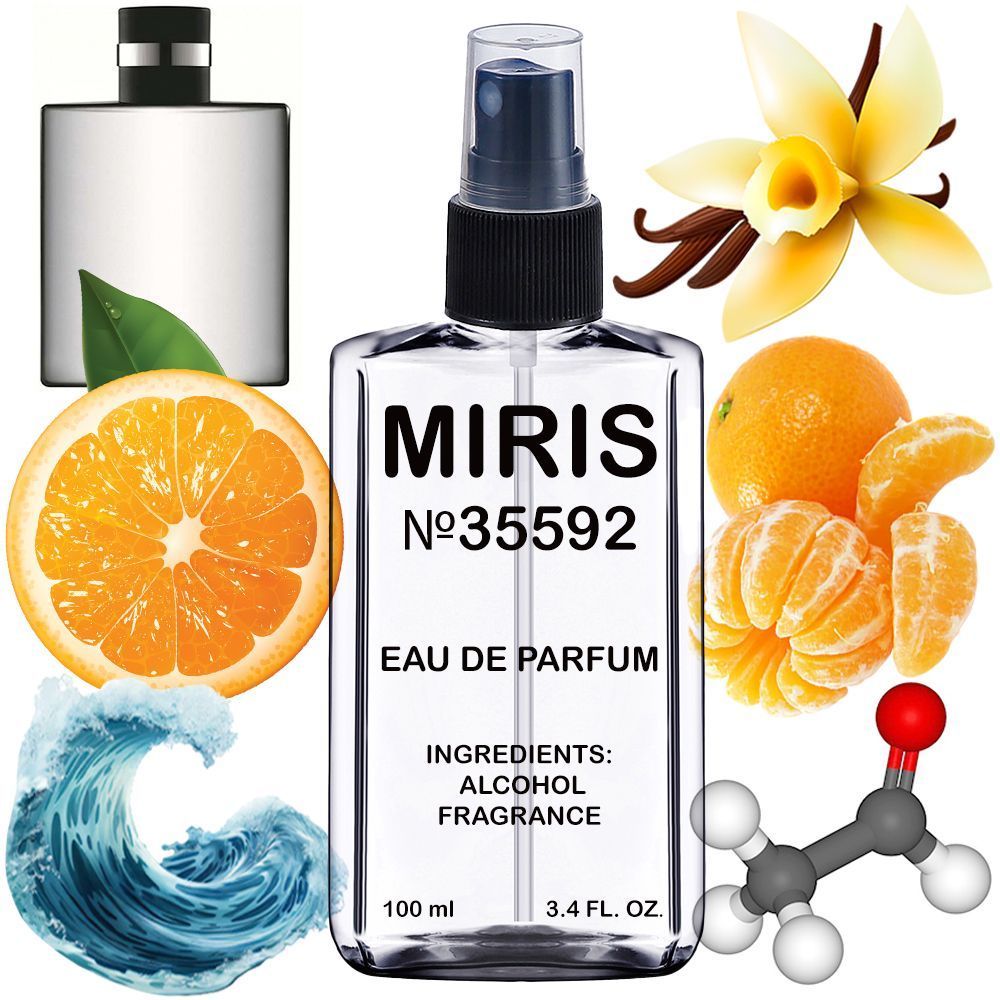 MIRIS No. 35592, Inspired by Allure Homme Sport, Long-Lasting Eau de Parfum for Men, Spray 3.4 Fl Oz / 100 ml