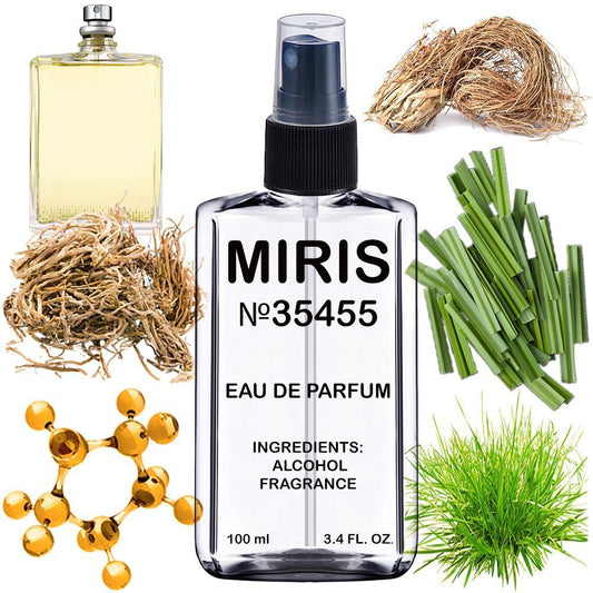 MIRIS No. 35455, Inspired by Molecu 03, Long-Lasting Eau de Parfum Unisex for Women and Men, Spray 3.4 Fl Oz / 100 ml