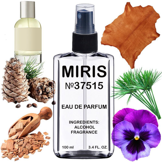 MIRIS No. 37515, Inspired by Santal, Long-Lasting Eau de Parfum Unisex for Women and Men, Spray 3.4 Fl Oz / 100 ml