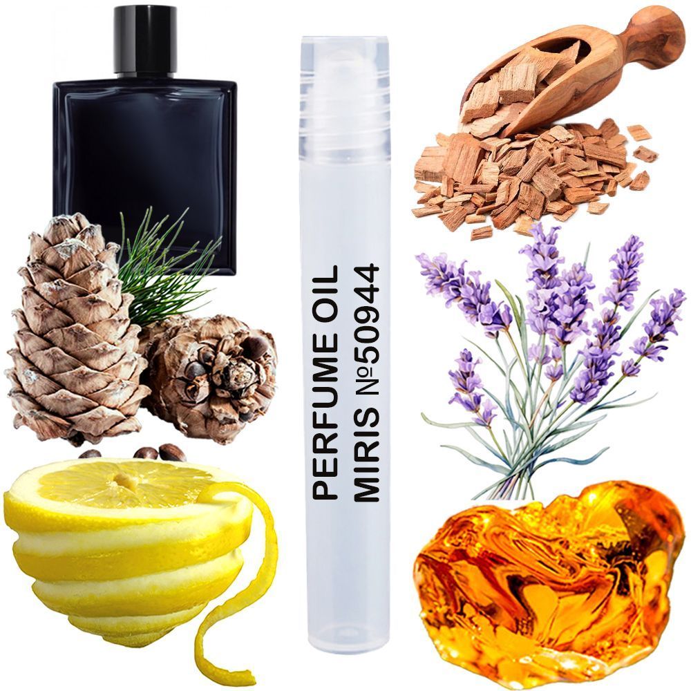MIRIS No. 50944, Inspired by Bleu De Cha Parfum 2018, Long-Lasting Perfume Oil for Men Roll-On, Rollerball 0.34 Fl Oz / 10 ml