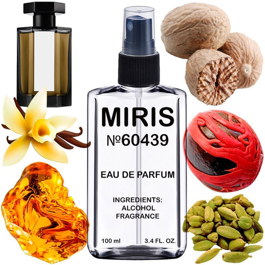 MIRIS No. 60439, Inspired by D'Ambre Extreme, Long-Lasting Eau de Parfum Unisex for Women and Men, Spray 3.4 Fl Oz / 100 ml