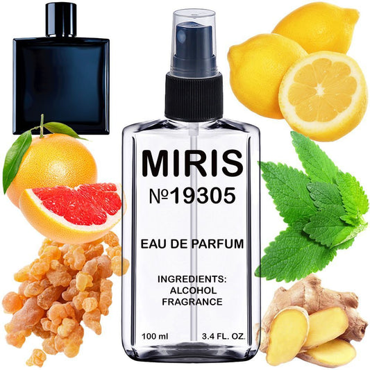 MIRIS No. 19305, Inspired by Bleu De Cha 2010, Long-Lasting Eau de Parfum for Men, Spray 3.4 Fl Oz / 100 ml