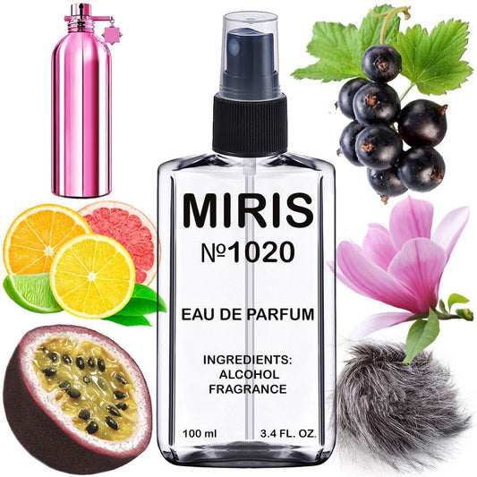 MIRIS No. 1020, Inspired by Pretty Fruity, Long-Lasting Eau de Parfum Unisex for Women and Men, Spray 3.4 Fl Oz / 100 ml