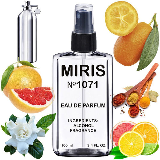 MIRIS No. 1071, Inspired by Soleil de Capri, Long-Lasting Eau de Parfum Unisex for Women and Men, Spray 3.4 Fl Oz / 100 ml
