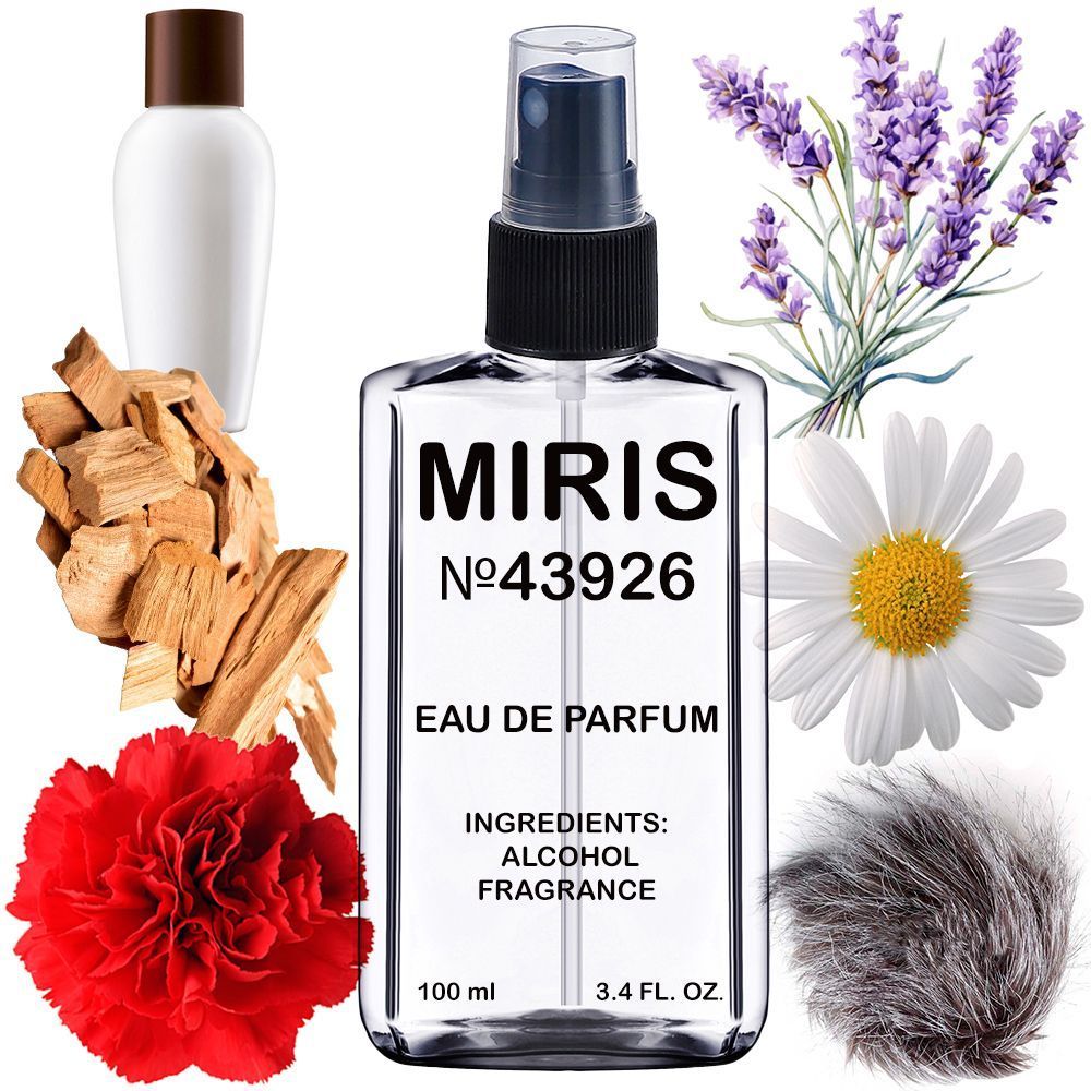 MIRIS No. 43926, Inspired by Tabac Orig, Long-Lasting Eau de Parfum for Men, Spray 3.4 Fl Oz / 100 ml