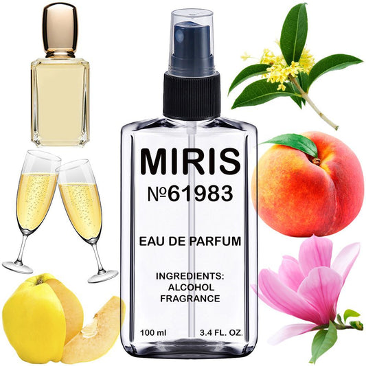 MIRIS No. 61983, Inspired by Art Nouveau, Long-Lasting Eau de Parfum Unisex for Women and Men, Spray 3.4 Fl Oz / 100 ml