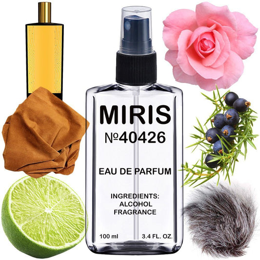 MIRIS No. 40426, Inspired by French Leather, Long-Lasting Eau de Parfum Unisex for Women and Men, Spray 3.4 Fl Oz / 100 ml
