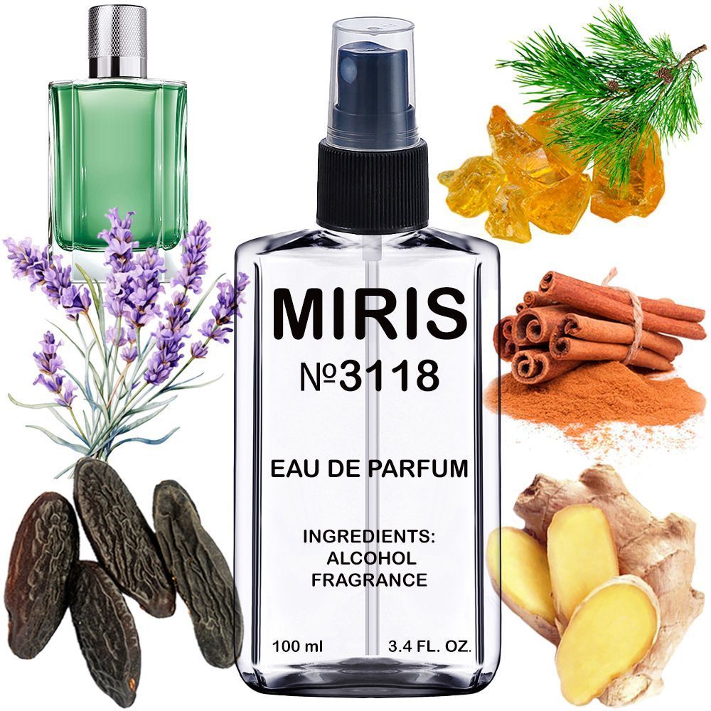 MIRIS No. 3118, Inspired by Run Wild, Long-Lasting Eau de Parfum for Men, Spray 3.4 Fl Oz / 100 ml