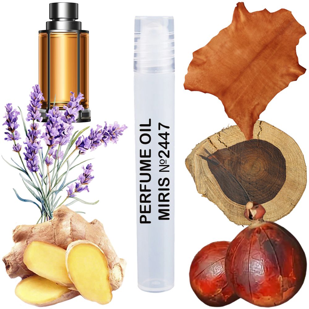MIRIS No. 2447, Inspired by The Scent, Long-Lasting Perfume Oil for Men Roll-On, Rollerball 0.34 Fl Oz / 10 ml