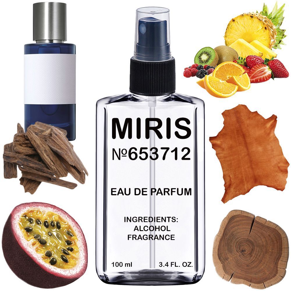 MIRIS No. 653712, Inspired by Oud Maracuja, Long-Lasting Unisex Eau de Parfum for Women & Men, Spray 3.4 Fl Oz / 100 ml