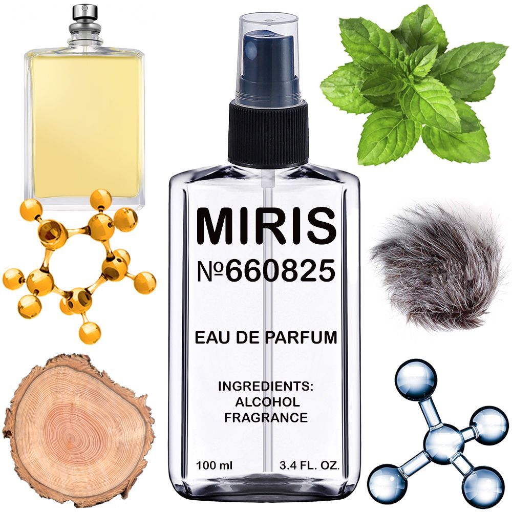 MIRIS No. 660825, Inspired by Mole. 01 + Patchouli, Long-Lasting Unisex Eau de Parfum for Women & Men, Spray 3.4 Fl Oz / 100 ml