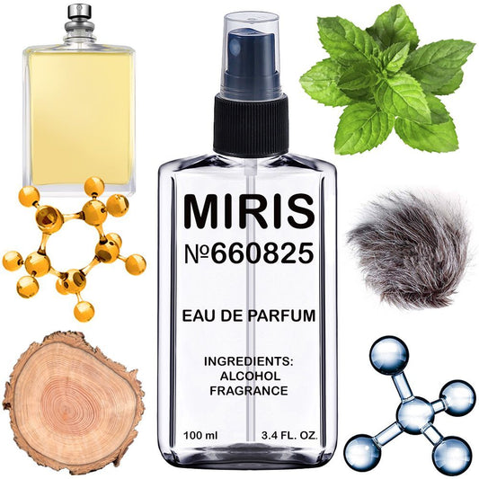 MIRIS No. 660825, Inspired by Mole. 01 + Patchouli, Long-Lasting Unisex Eau de Parfum for Women & Men, Spray 3.4 Fl Oz / 100 ml