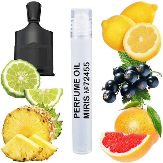 MIRIS No. 72455, Inspired by Absolu Aventus 2023, Long-Lasting Perfume Oil for Men Roll-On, Rollerball 0.34 Fl Oz / 10 ml