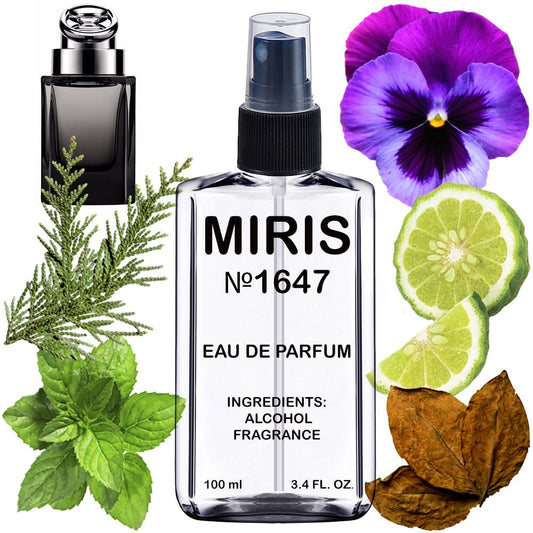 MIRIS No.1647 | Impression of By Pour Homme | Men Eau de Parfum | 3.4 Fl Oz / 100 ml