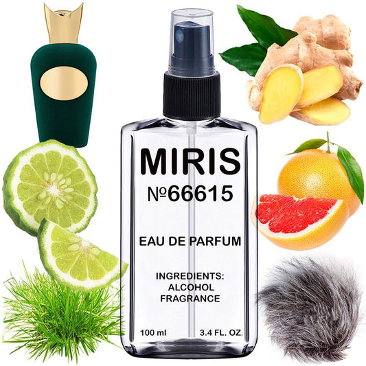 MIRIS No.66615 | Impression of Vibrato | Unisex For Women and Men Eau de Parfum | 3.4 Fl Oz / 100 ml