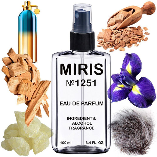 MIRIS No.1251 | Impression of Intense So Iris | Unisex For Women and Men Eau de Parfum | 3.4 Fl Oz / 100 ml