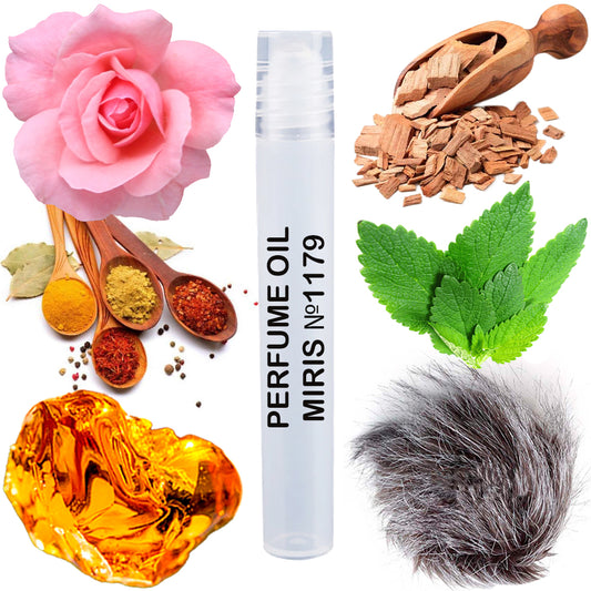 MIRIS Perfume Oil No. 1179 | Inspired | Unisex For Women and Men Roll-On Alcohol Free | 0.34 Fl Oz