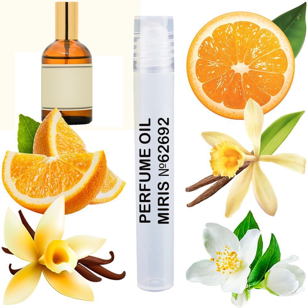 MIRIS Perfume Oil No.62692 | Impression of Orange & Jasmine Vanilla | Unisex For Women and Men Roll-On Alcohol Free | 0.34 Fl Oz / 10 ml