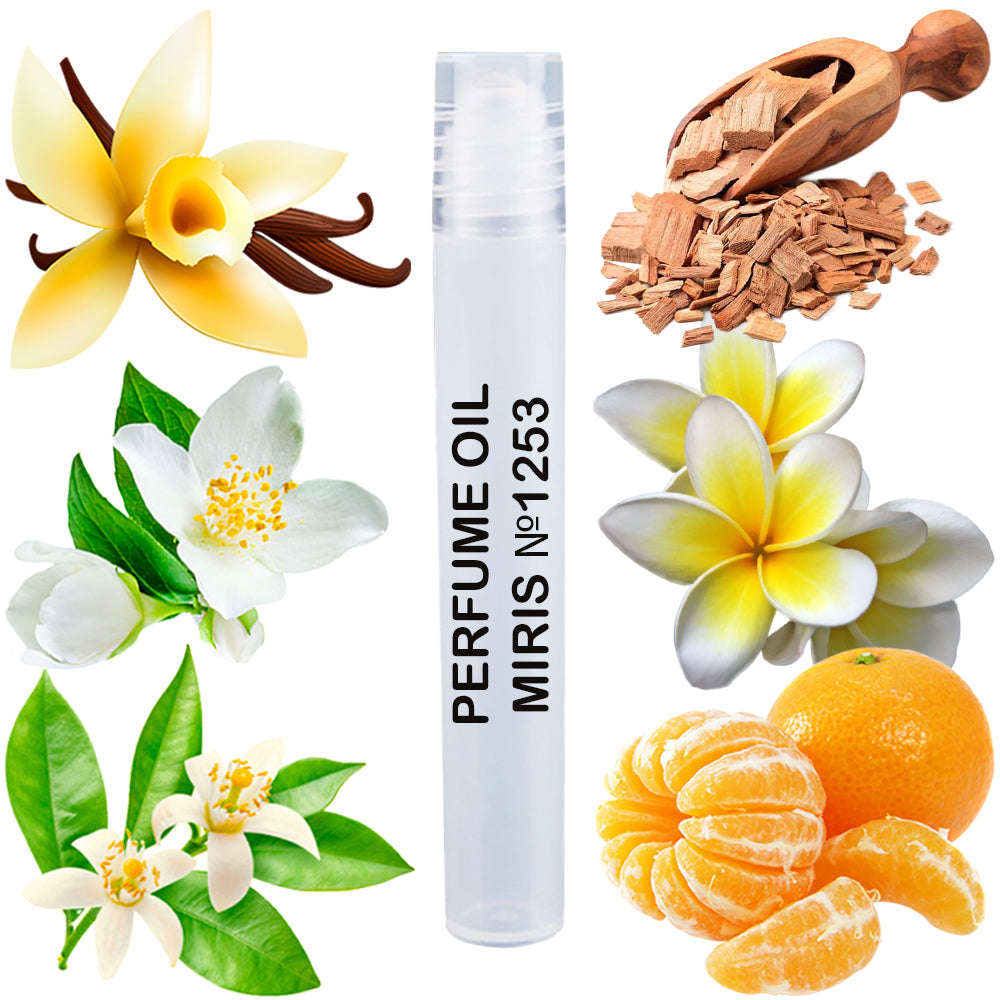 MIRIS Perfume Oil No. 1253 | Inspired | Unisex For Women and Men Roll-On Alcohol Free | 0.34 Fl Oz