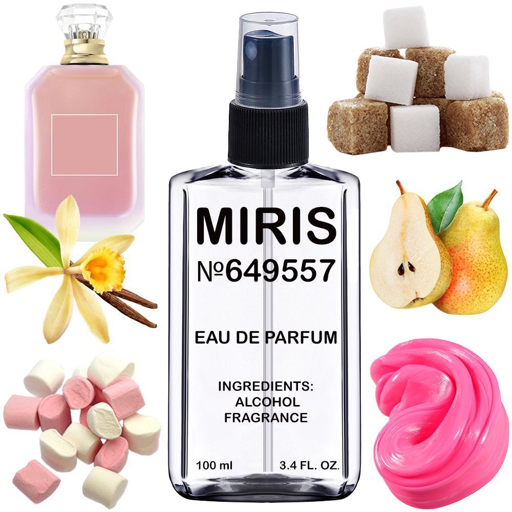 MIRIS No. 649557, Inspired by Vanilla Candy Rock Sugar 42, Long-Lasting Eau de Parfum for Women, Spray 3.4 Fl Oz / 100 ml