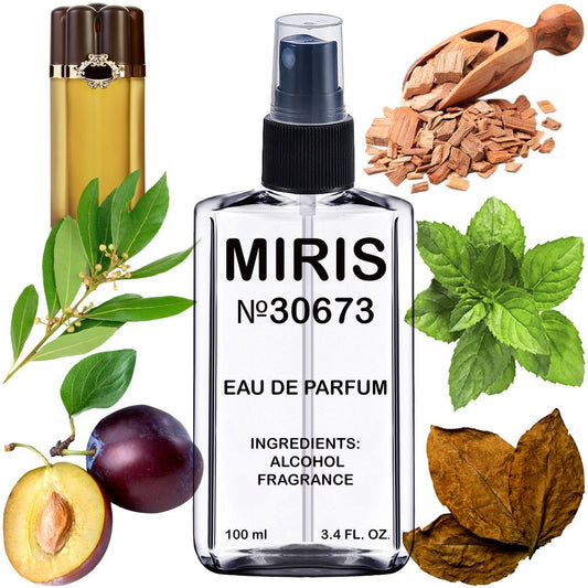 MIRIS No. 30673, Inspired by Ciga, Long-Lasting Eau de Parfum for Men, Spray 3.4 Fl Oz / 100 ml