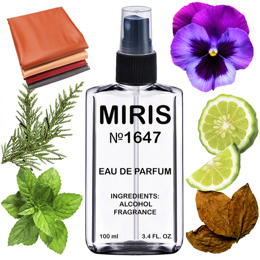 MIRIS No. 1647 | Inspired | Men Eau de Parfum | 3.4 Fl Oz