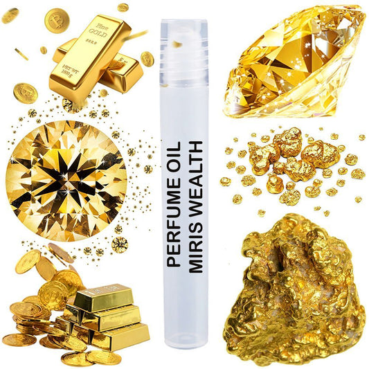 MIRIS Wealth, Long-Lasting Unisex Perfume Oil for Women & Men Roll-On, Rollerball 0.34 Fl Oz / 10 ml