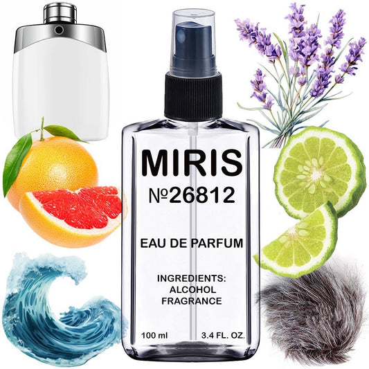 MIRIS No. 26812, Inspired by Legend Spirit, Long-Lasting Eau de Parfum for Men, Spray 3.4 Fl Oz / 100 ml