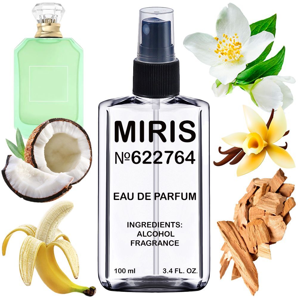 MIRIS No. 622764, Inspired by Maui in a Bottle Sweet Banana 37, Long-Lasting Eau de Parfum for Women, Spray 3.4 Fl Oz / 100 ml