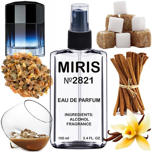 MIRIS No. 2821, Inspired by Pure XS, Long-Lasting Eau de Parfum for Men, Spray 3.4 Fl Oz / 100 ml