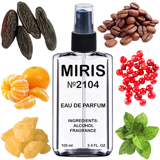 MIRIS No. 2104 | Inspired | Men Eau de Parfum | 3.4 Fl Oz