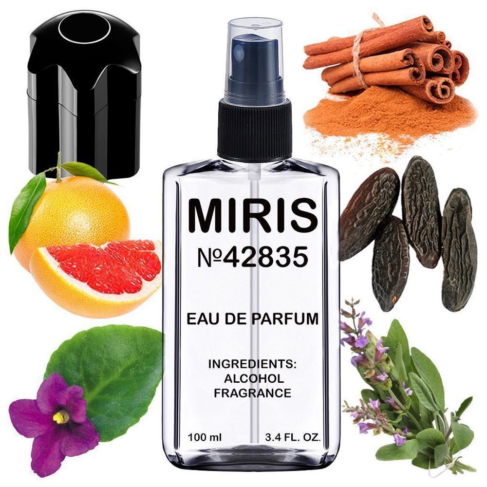 MIRIS No. 42835, Inspired by Emblem, Long-Lasting Eau de Parfum for Men, Spray 3.4 Fl Oz / 100 ml