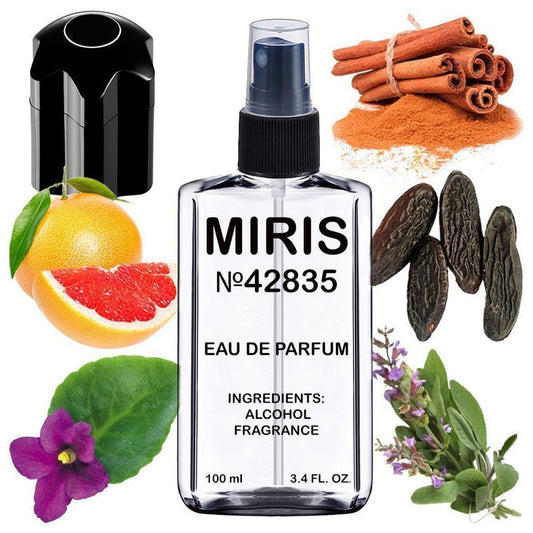 MIRIS No. 42835, Inspired by Emblem, Long-Lasting Eau de Parfum for Men, Spray 3.4 Fl Oz / 100 ml