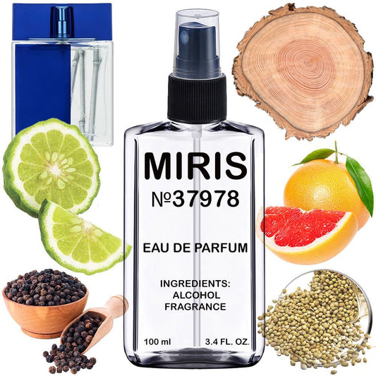 MIRIS No. 37978, Inspired by In Blue, Long-Lasting Eau de Parfum for Men, Spray 3.4 Fl Oz / 100 ml