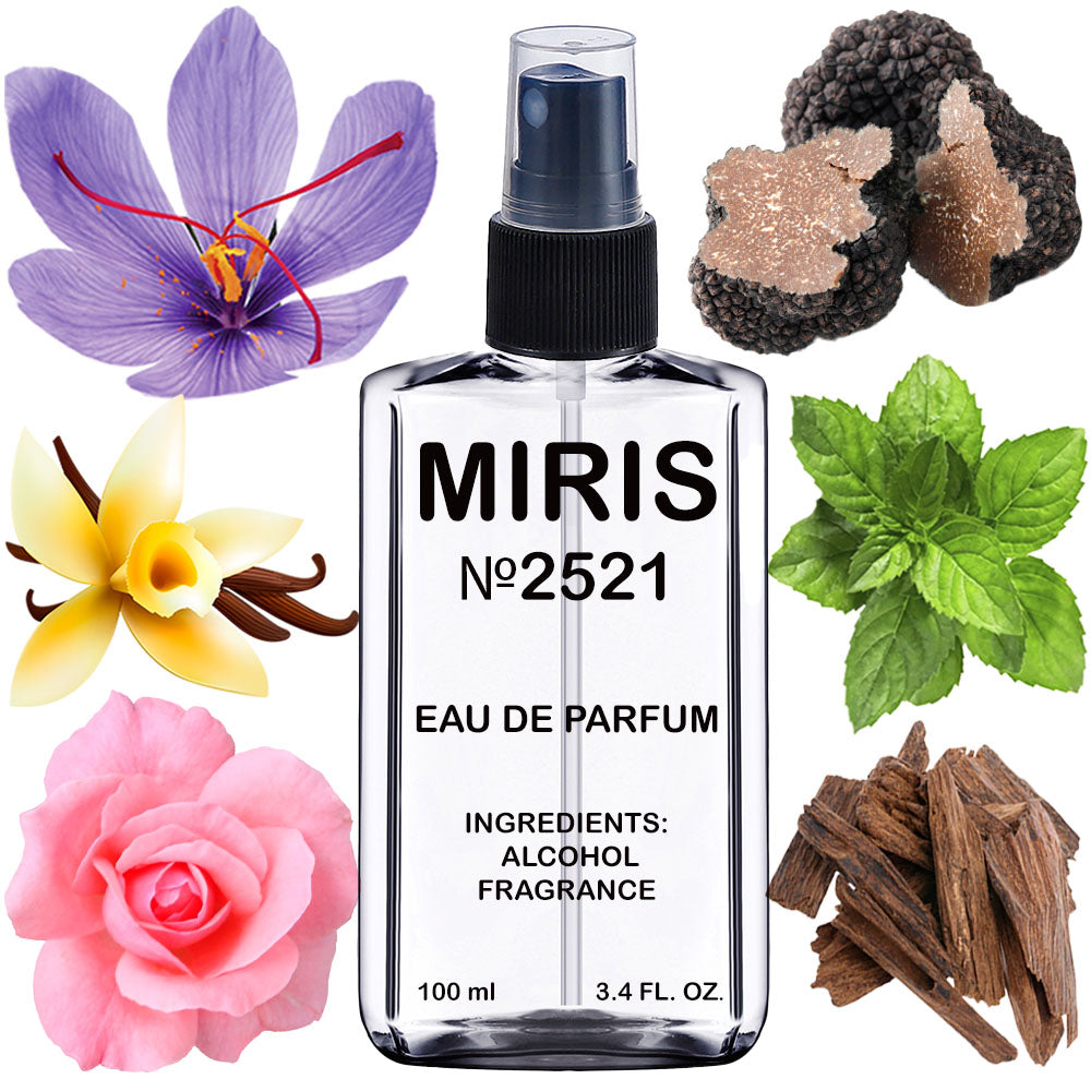 MIRIS No. 2521 | Inspired | Unisex For Women and Men Eau de Parfum | 3.4 Fl Oz