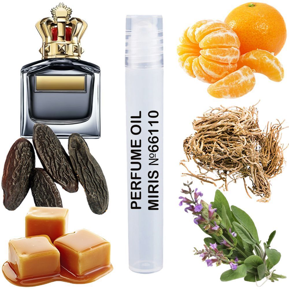 MIRIS No. 66110, Inspired by Scandal Pour Homme, Long-Lasting Perfume Oil for Men Roll-On, Rollerball 0.34 Fl Oz / 10 ml