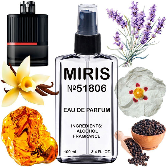 MIRIS No.51806 | Impression of Lu. Ros. Extreme | Men Eau de Parfum | 3.4 Fl Oz / 100 ml