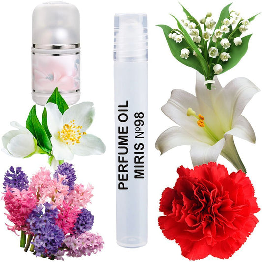 MIRIS No. 98, Inspired by Anais Anais, Long-Lasting Perfume Oil for Women Roll-On, Rollerball 0.34 Fl Oz / 10 ml