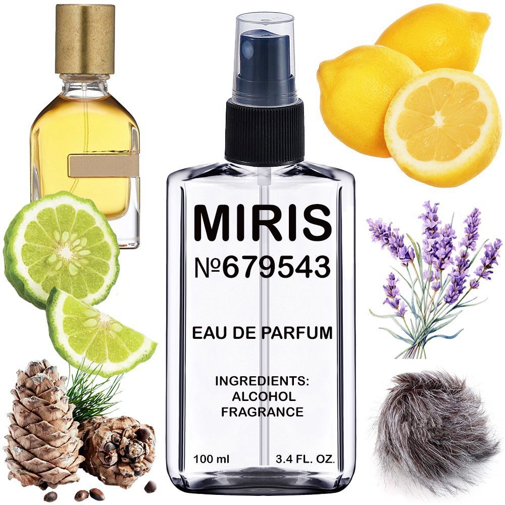 MIRIS No. 679543, Inspired by Bergamask, Long-Lasting Unisex Eau de Parfum for Women & Men, Spray 3.4 Fl Oz / 100 ml